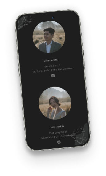 Invitation dark theme preview